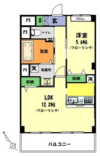 オーソレイユ【3階】の間取り