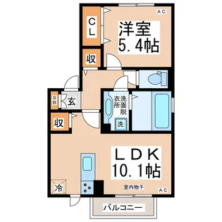 アルムの森【2階】の間取り