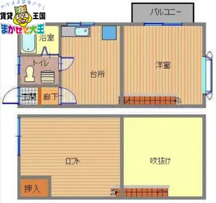 アークヒルズ昭和町【2階】の間取り