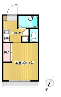 エスポワール経堂【2階】の間取り