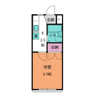 サンライズ杉吉【1階】の間取り