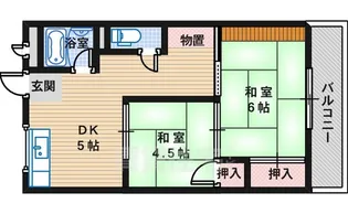 湯谷マンション【3階】の間取り
