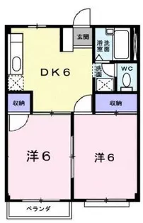 エルディム泰山荘【1階】の間取り