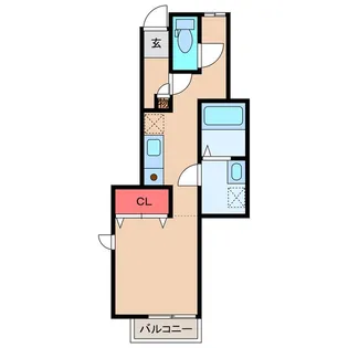 グリーンフォレスト【1階】の間取り