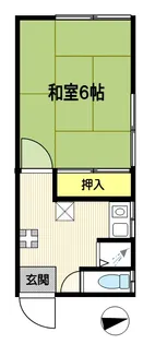 大山アパート【2階】の間取り
