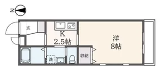 ソレアード向ヶ丘【1階】の間取り