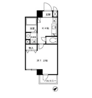 アーバンフォート横浜【4階】の間取り