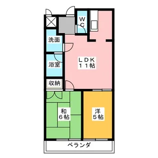 クリーンハウス【3階】の間取り