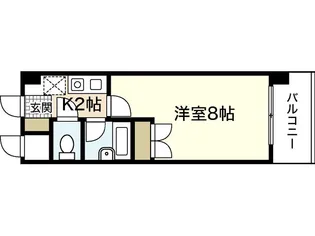 Calm落合【4階】の間取り