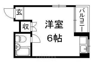 桃山サニーハイツ【5階】の間取り