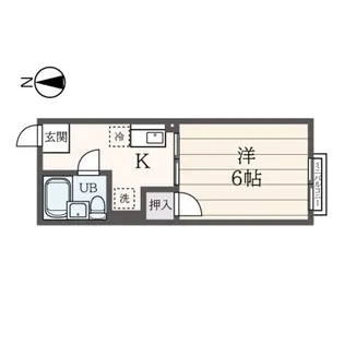 シティハイムジークレフ【2階】の間取り