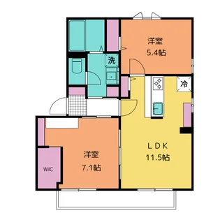 エーデルラントII【1階】の間取り