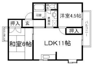 アメージングエステートI【1階】の間取り