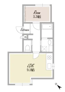 INDIGO【3階】の間取り