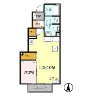 アーバンライフ・コート【1階】の間取り