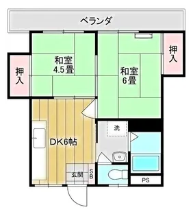 コーポアオバ【3階】の間取り