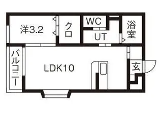 福島県郡山市小原田5【アパート】の間取り