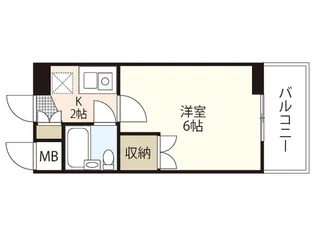 ミントビル【8階】の間取り