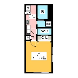 アピア・ファースト【2階】の間取り