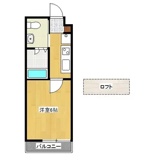 Blue.Residence 浜【3階】の間取り