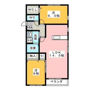 オータムテラス【1階】の間取り