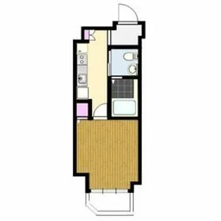 クレシア西蒲田【4階】の間取り