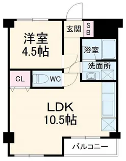 サンロイヤルレジデンスII【4階】の間取り