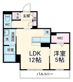 フォーペスカ【1階】の間取り