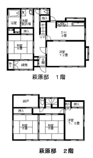 東京都東大和市中央1【一戸建】の間取り