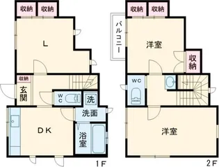 東京都杉並区方南1【一戸建】の間取り