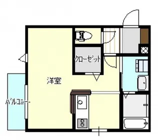 PALAIS広瀬北町【1階】の間取り