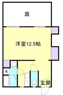 コンフォルト・ミナト【1階】の間取り