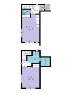 Peony【2階】の間取り