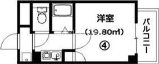 大阪府大阪市東住吉区杭全2【マンション】の間取り