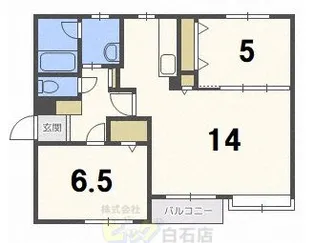 レジデンス栄通【4階】の間取り