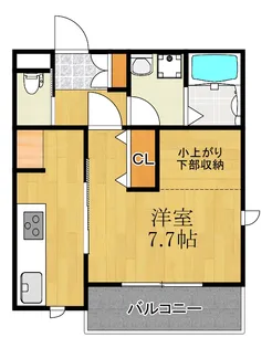 神奈川県川崎市中原区苅宿【アパート】の間取り