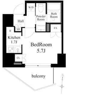 DeLCCS白山(旧HAKUSAN EAST)【8階】の間取り