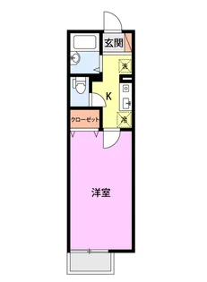 新潟県新潟市北区松浜新町【アパート】の間取り