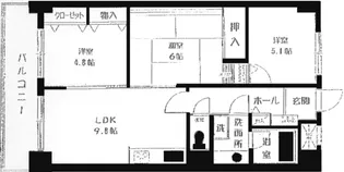 神奈川県茅ヶ崎市十間坂1【マンション】の間取り