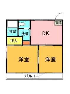RKレジデンス東本郷【2階】の間取り