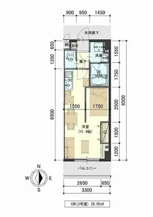ガーデンロッジIII【4階】の間取り
