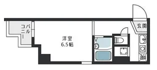 グランディ梅田北【3階】の間取り