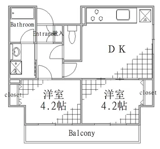 東京都墨田区立花2【マンション】の間取り