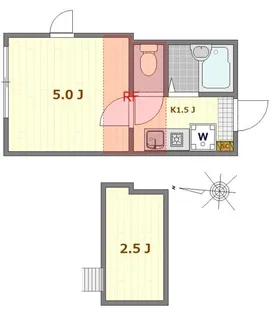 サザンロード小岩II【3階】の間取り