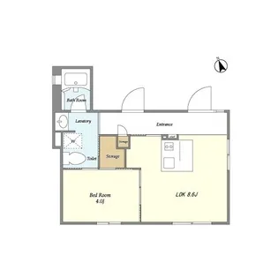 FARE池袋I【4階】の間取り