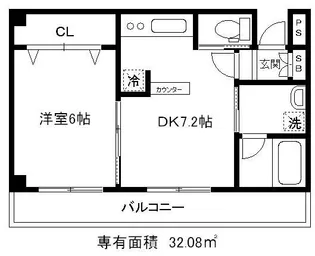埼玉県川口市並木1【マンション】の間取り