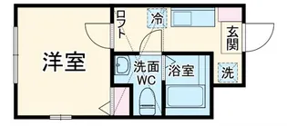 キープラグーン霞台【2階】の間取り
