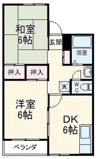 ロイヤル天水【2階】の間取り