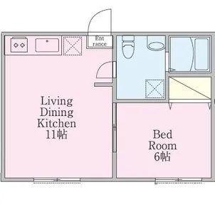 Miaow Chigasaki【2階】の間取り