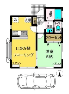 パートナー中里【1階】の間取り